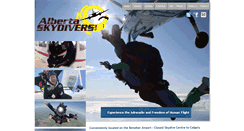 Desktop Screenshot of albertaskydivers.com
